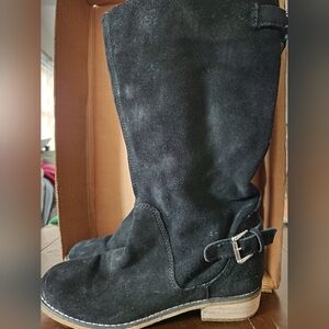 Black Suede Women's Boots